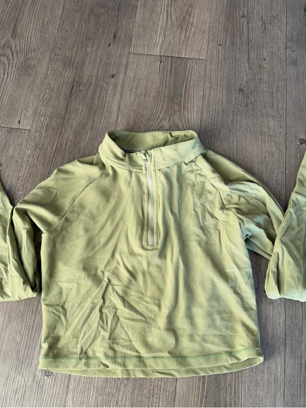 Paragon Light Green Quarter-Zip Pullover Top